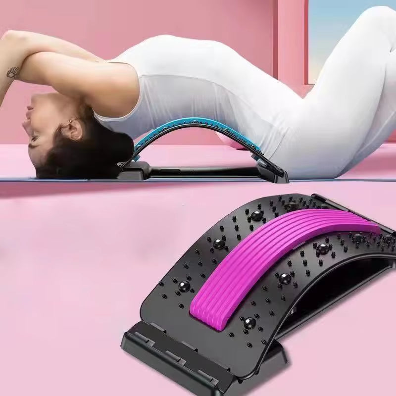 Multi-Level Back Stretcher for Comprehensive Pain Relief and Support for Herniated Discs